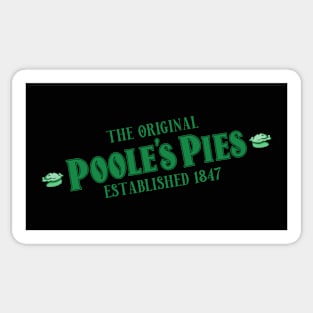 Poole's Pies England Sticker